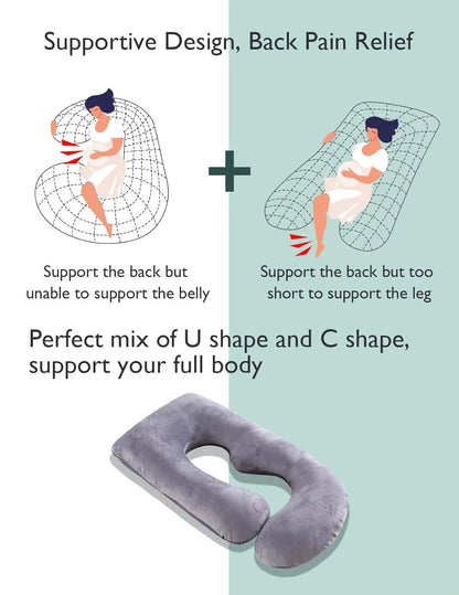 BumpSnuggle™ Maternity Pillow